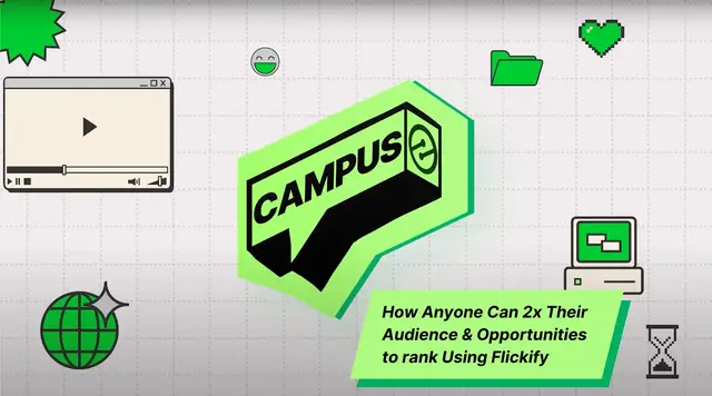 Video thumbnail for How Anyone Can 2x Their Audience and Opportunities to rank Using Flickify