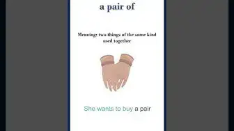 Video thumbnail for "A pair of" Meaning | Common English Idioms #shorts
