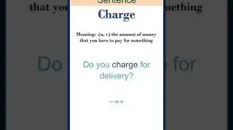 Video thumbnail for Charge meaning | Charge in a Sentence | Most common words in English #shorts