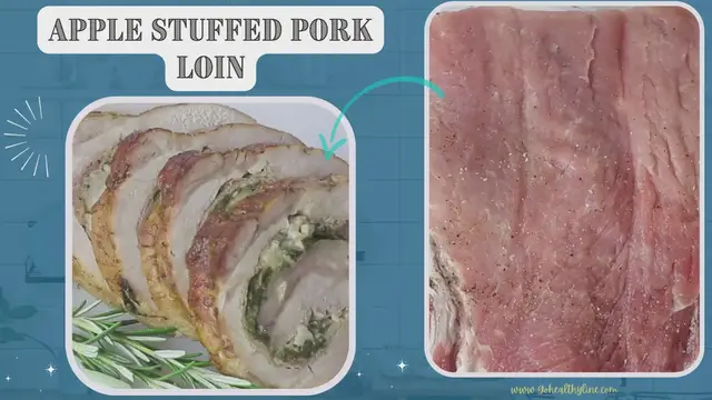 Video thumbnail for Apple stuffed pork loin