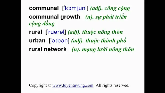 Video thumbnail for Learn English Vocabulary - Grade 11 - Unit 09 - Lesson 03