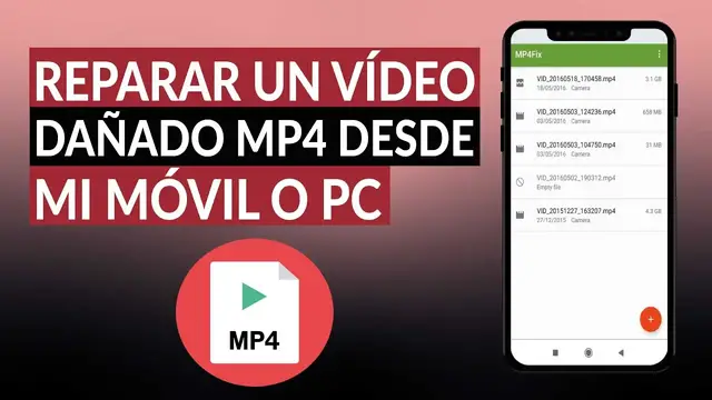 Video thumbnail for Cómo REPARAR un VÍDEO dañado o corrupto MP4 desde mi móvil o PC - Fácil y rápido