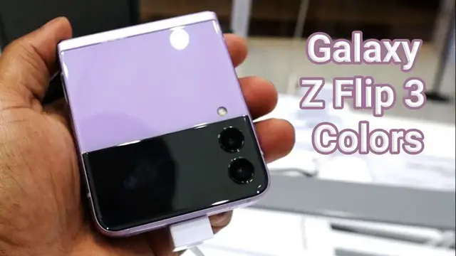 Video thumbnail for Samsung Galaxy Z flip 3 Colors - Which is best?