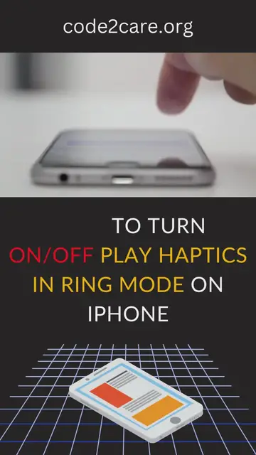 Video thumbnail for How to turn on/off Play Haptics in Ring Mode on iPhone