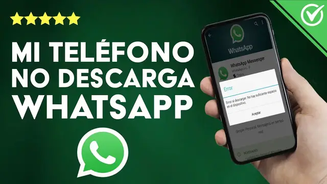 Video thumbnail for ¿Qué hago si mi teléfono no instala ni descarga WHATSAPP?