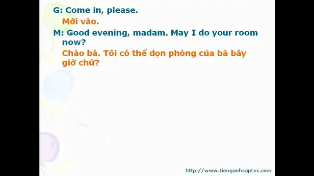 Video thumbnail for English for Hotel Workers - Part 2 -  Lesson 02