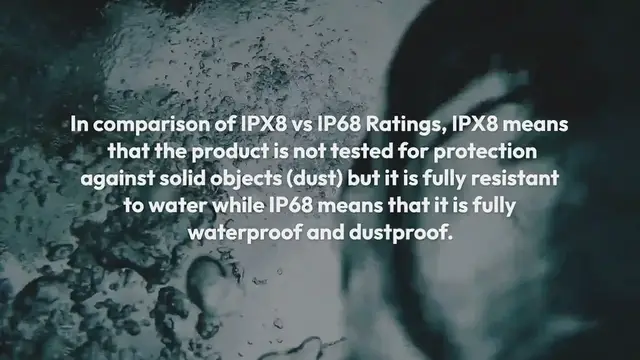 Video thumbnail for IPX8 vs IP68 | Waterproof/Dustproof Rating Guide