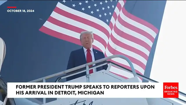 Video thumbnail for Trump Takes Questions About Killed Hamas Leader Yahya Sinwar From Reporters
