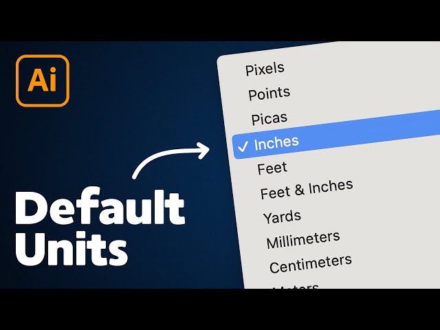 Video thumbnail for How to Change Default Units in Illustrator