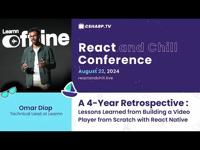 'Video thumbnail for A 4-Year Retrospective : Lessons Learned from Building a Video Player from Scratch with React Native'