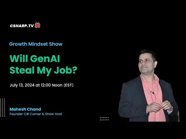 'Video thumbnail for Will GenAI Steal My Job? Growth Mindset Show: S3 - Ep: 6'