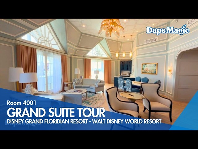 Video thumbnail for The Pinnacle of Elegance: Grand Suite Tour at Disney’s Grand Floridian Resort | Room 4001 🏰✨
