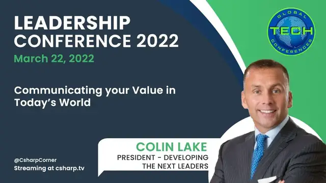 'Video thumbnail for Communicating your Value in Today’s World. by Colin Lake'