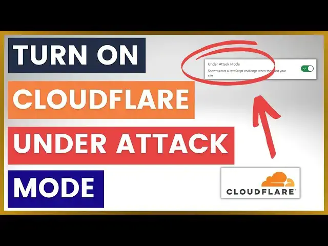 Video thumbnail for How To Turn On Cloudflare Under Attack Mode? [in 2024]