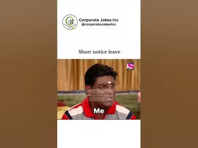 'Video thumbnail for When you are told to leave #corporate #officelife'