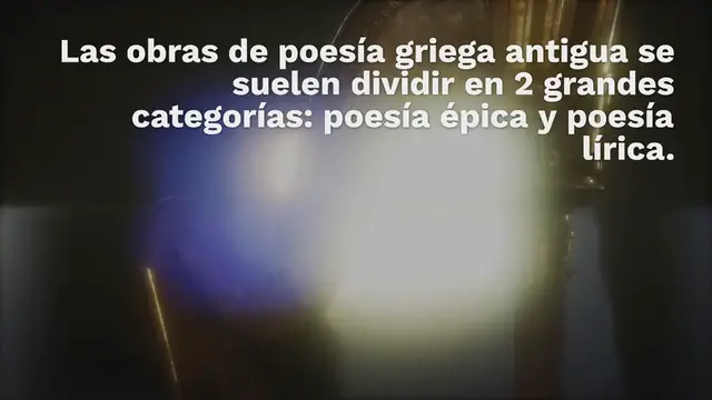Video thumbnail for Poesía griega e importantes poetas griegos