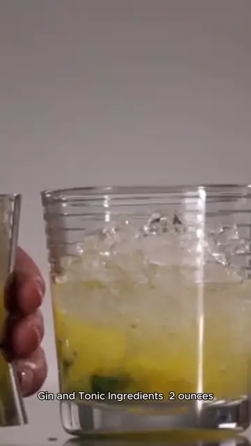 Video thumbnail for gin drink recipe