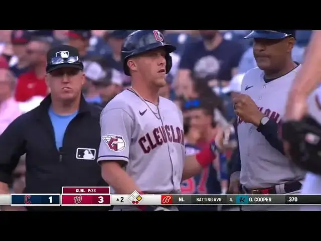 'Video thumbnail for Myles Straw BELTS a RBI Single! | Cleveland Guardians | 4/15/2023'