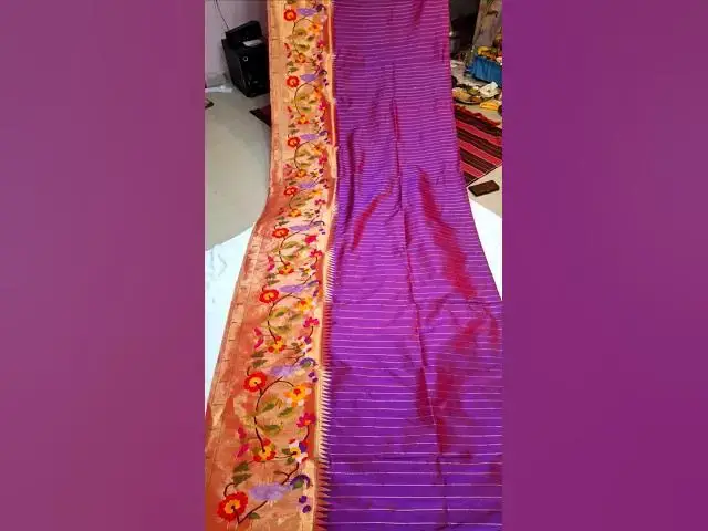 Video thumbnail for Beautiful Yeola Single Munia Paithani Saree & Lehenga