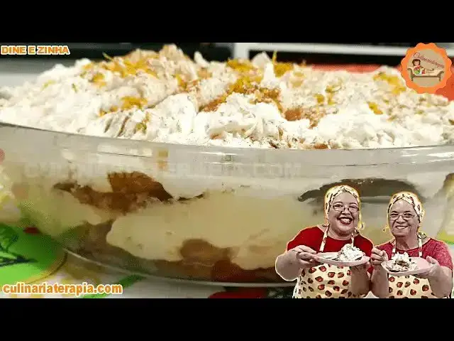 Video thumbnail for Aprenda Como Fazer Pavê de Bolo Gelado de Canela com Banana Caramelada