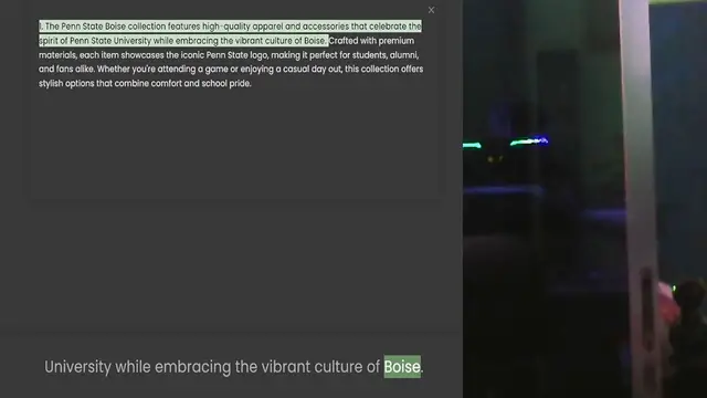 Video thumbnail for 1. The Penn State Boise collection features high-quality apparel and accessories that celebrate the spirit of Penn State University while embracing the vibrant culture of Boise. Crafted with premium materials, each item showcases the icon