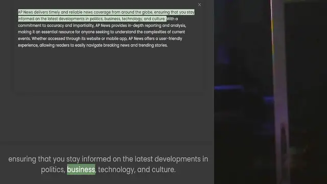 Video thumbnail for informed on the latest developments in politics, business, technology, and culture. With a commitment to accuracy and impartiality, AP News provides in-depth reporting and analysis, making it an essential resource for anyone seeking to un