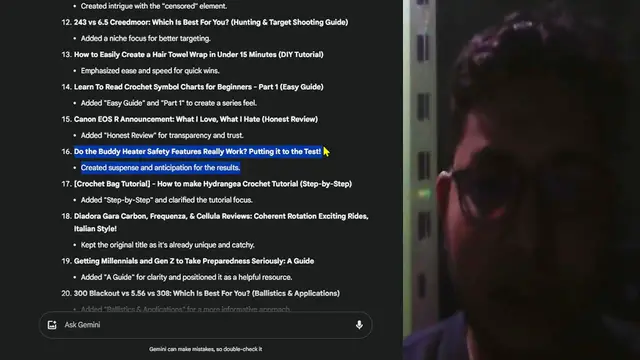 Video thumbnail for Do the Buddy Heater Safety Features Really Work Putting it to the Test! Created suspense and anticipation for the results.
