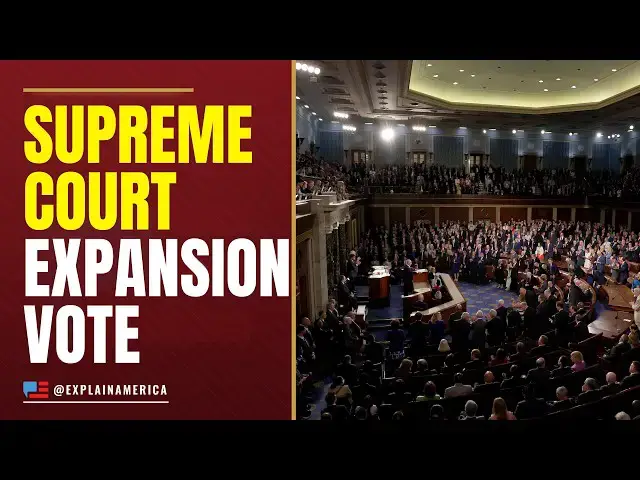 Video thumbnail for BREAKING: Congress Votes On ADDING Seats To U.S. Supreme Court