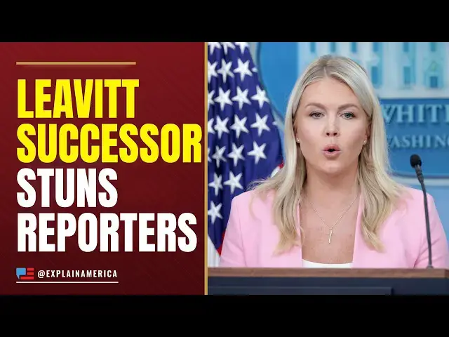 Video thumbnail for Karoline Leavitt’s Replacement Walks Into Briefing Room — Reporters Stunned