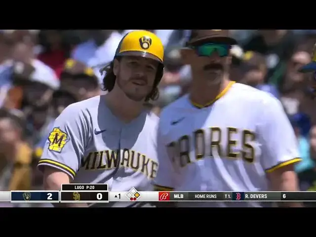 'Video thumbnail for Brian Anderson CRANKS a RBI Single! | Milwaukee Brewers | 4/15/2023'
