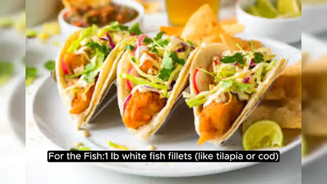 Video thumbnail for Baja Bliss Fish Tacos