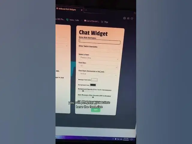 Video thumbnail for Horizontal Chat on your #kick streams