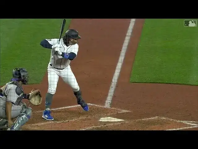 'Video thumbnail for Eugenio Suarez's RBI Hit-By-Pitch! | Seattle Mariners | 4/15/2023'