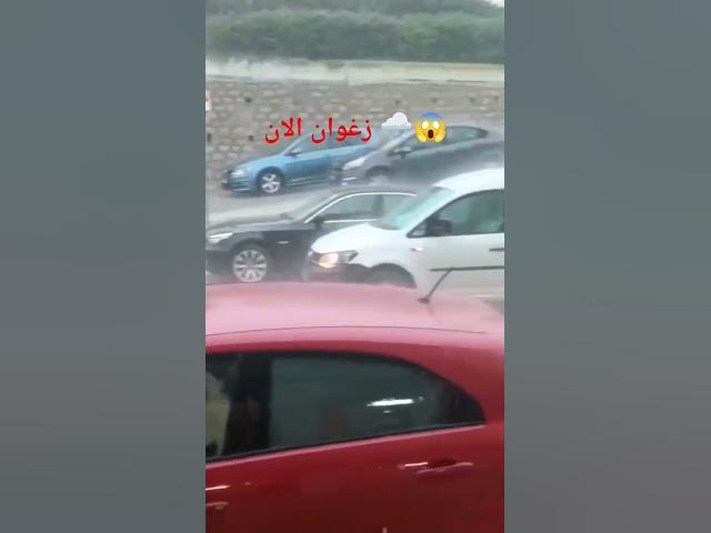 Video thumbnail for أمطار  طوفانية في ولاية زغوان الان