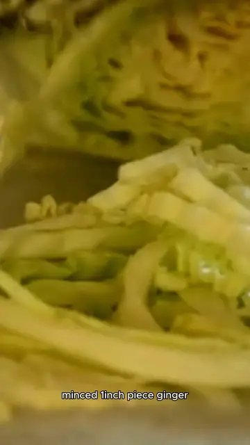 Video thumbnail for napa cabbage recipe