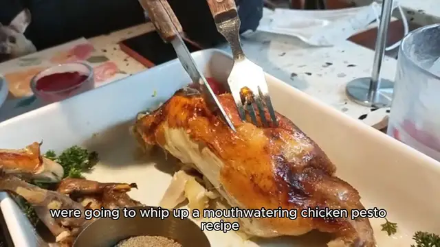 Video thumbnail for Chicken Pesto Recipe