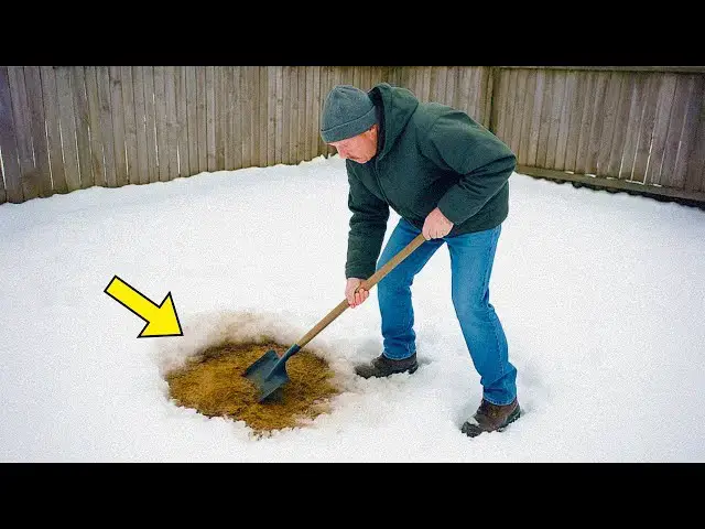 Video thumbnail for Homeowner Finds Warm Spot in Backyard Snow, Then Realizes Why It’s There