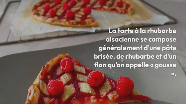 Video thumbnail for Tarte fine framboises-rhubarbe