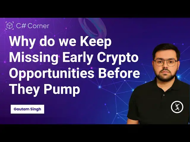 'Video thumbnail for Why Do I Keep Missing Early Crypto Opportunities Before They Pump'