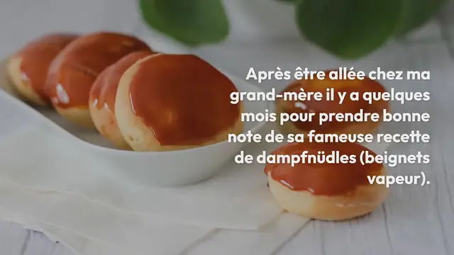 Video thumbnail for Dampfnüdles au caramel (beignets au four)
