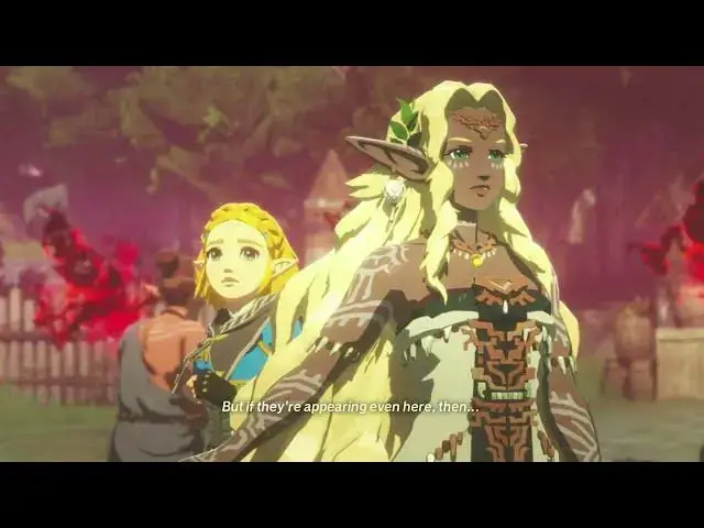 Video thumbnail for Hyrule Warriors: Age of Imprisonment - Prologue: Follow Rauru and Sonia: Zelda Uses Light Cutscene