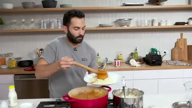 'Video thumbnail for Pro Chef Tries to Make Chicken Tikka Masala Faster Than Delivery Taking on Takeout Bon Appétit(720P HD)'