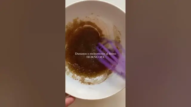 Video thumbnail for Duraznos o melocotones al horno receta Horno MX #shorts #receta #postre #durazno #melocoton