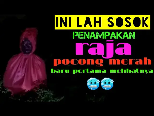 Video thumbnail for Wujud raja pocong | penampakan pocong merah