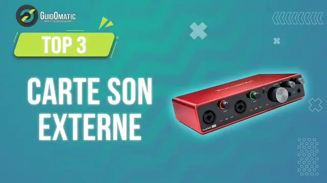 Video thumbnail for ⭐️ TOP 3 : CARTE SON EXTERNE 2023