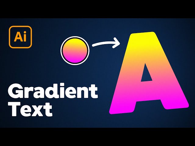 Video thumbnail for How to Add Gradient Text in Illustrator
