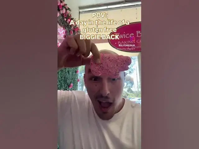 'Video thumbnail for POV: A day in the life of a gluten free biggie back 😭🤣'