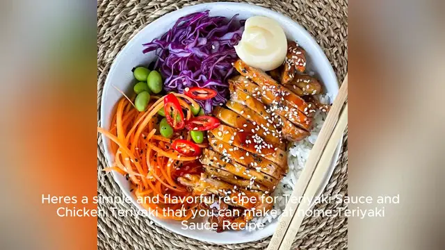 Video thumbnail for teriyaki recipe