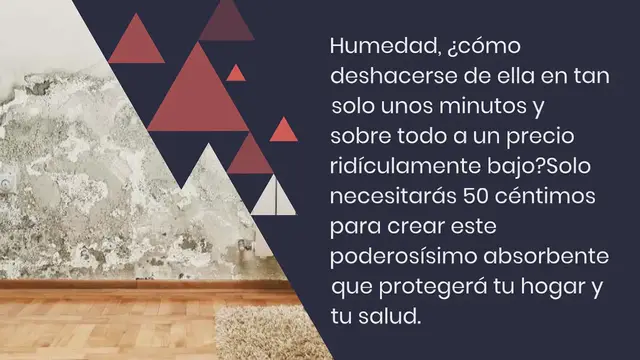 Video thumbnail for Absorbente de humedad muy potente, 50 céntimos serán suficientes para hacerlo desaparecer