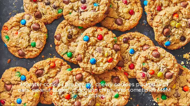 Video thumbnail for monster cookie recipe